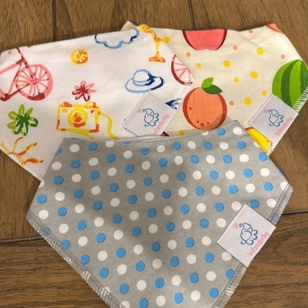 Bandana bibs/ for babies package of 3